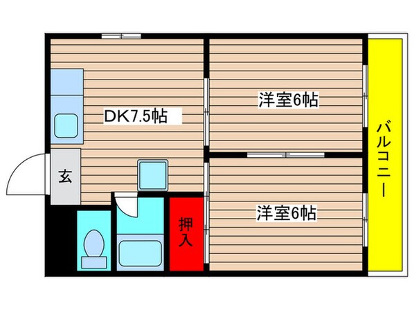 アネックス安井の物件間取画像